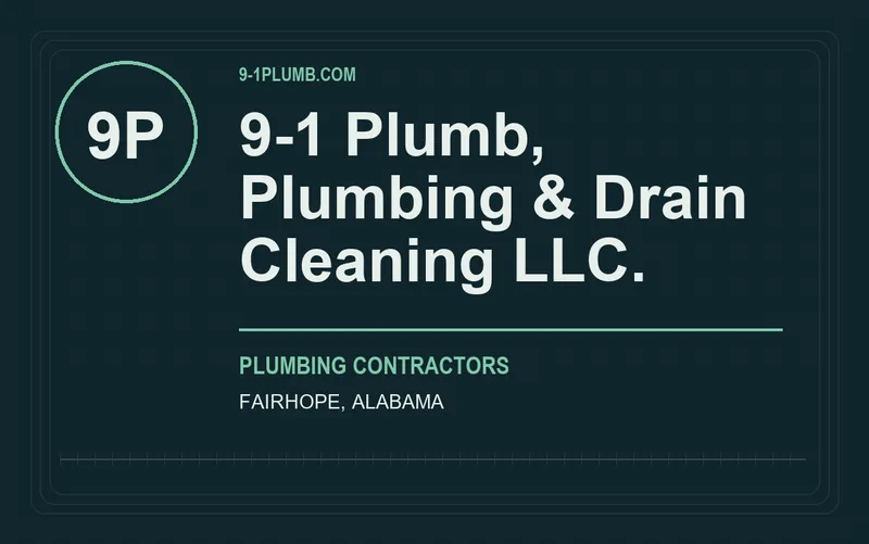 9-1 Plumb, Plumbing & Drain Cleaning LLC. in Fairhope, Alabama