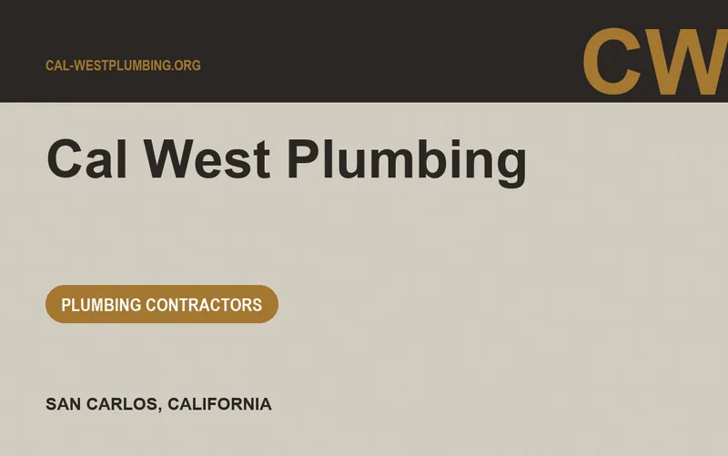 Cal West Plumbing in San Carlos, California
