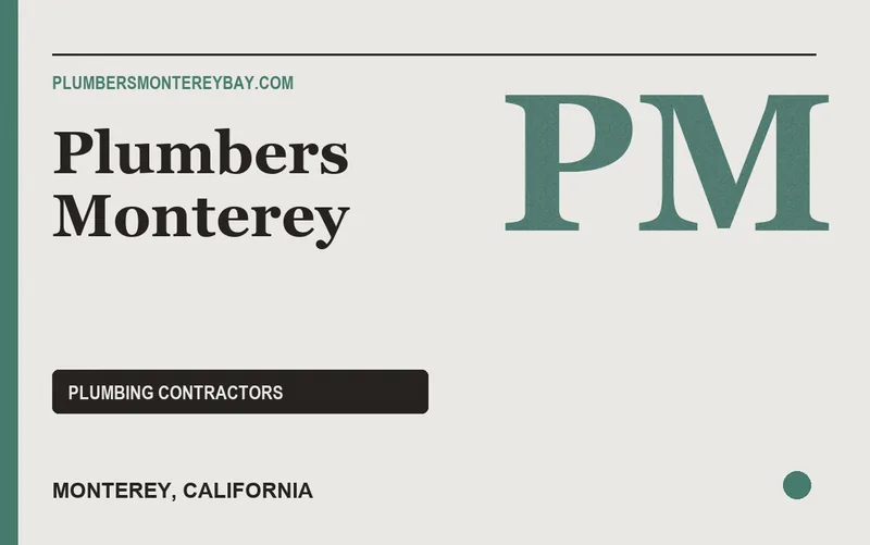 Plumbers Monterey in Monterey, California