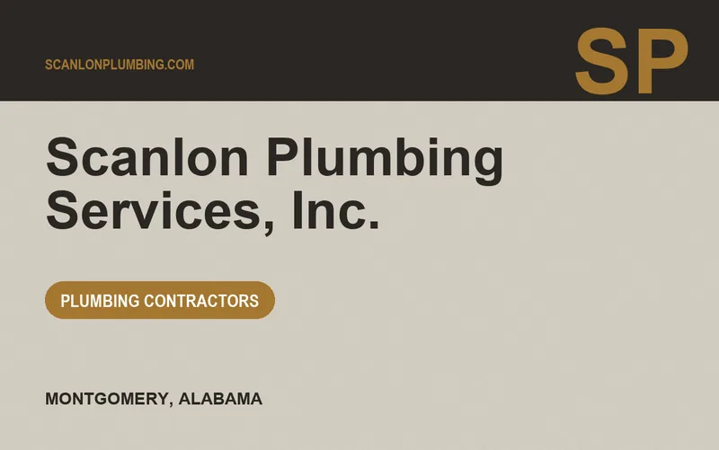 Scanlon Plumbing Services, Inc. in Montgomery, Alabama