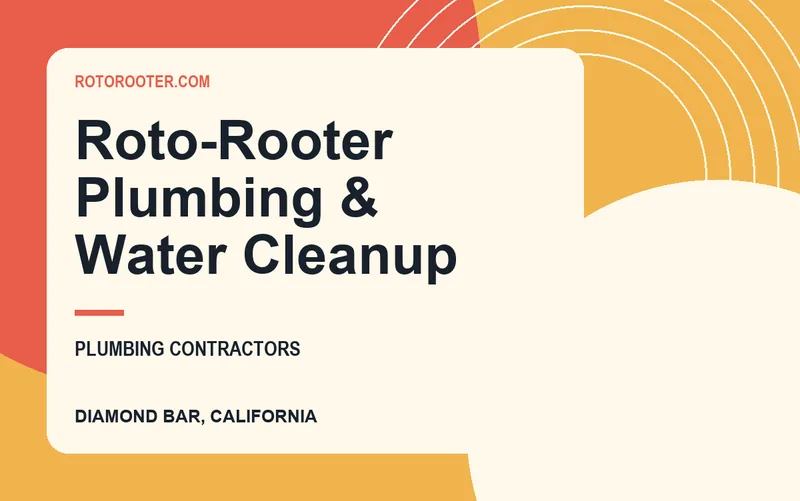 Roto-Rooter Plumbing & Water Cleanup in Diamond Bar, California