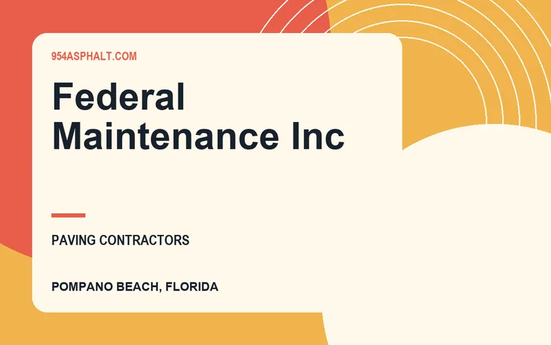 Federal Maintenance Inc in Pompano Beach, Florida