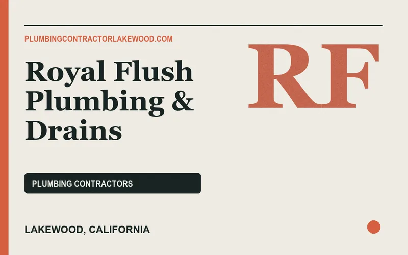 Royal Flush Plumbing & Drains in Lakewood, California