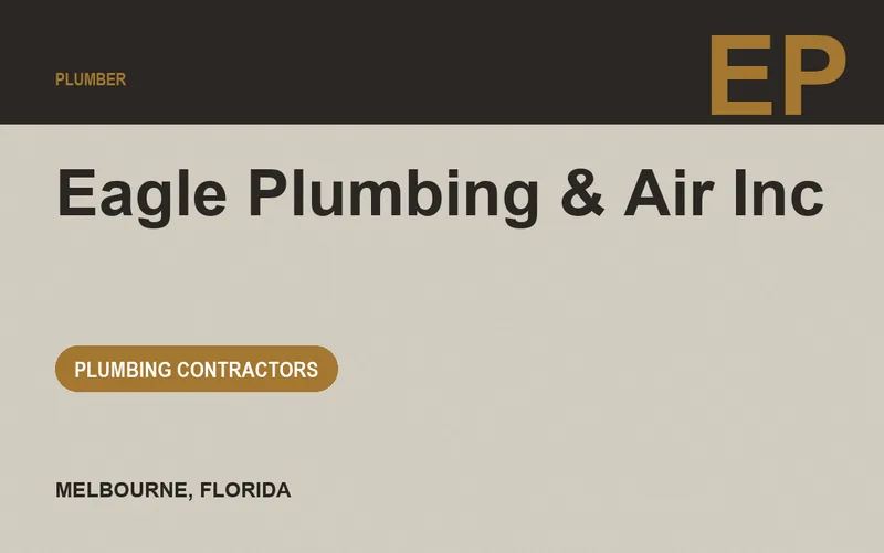 Eagle Plumbing & Air Inc in Melbourne, Florida