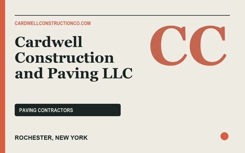 Cardwell Construction and Paving LLC in Rochester, New York