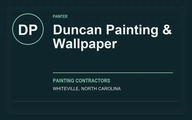 Duncan Painting & Wallpaper in Whiteville, North Carolina