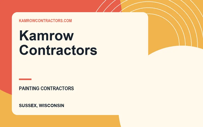 Kamrow Contractors in Sussex, Wisconsin
