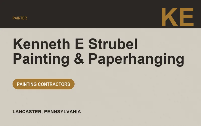 Kenneth E Strubel Painting & Paperhanging in Lancaster, Pennsylvania