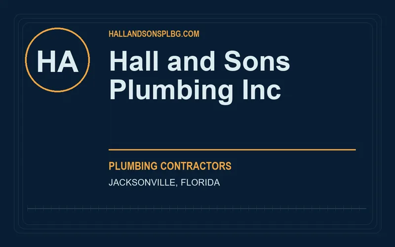 Hall and Sons Plumbing Inc in Jacksonville, Florida