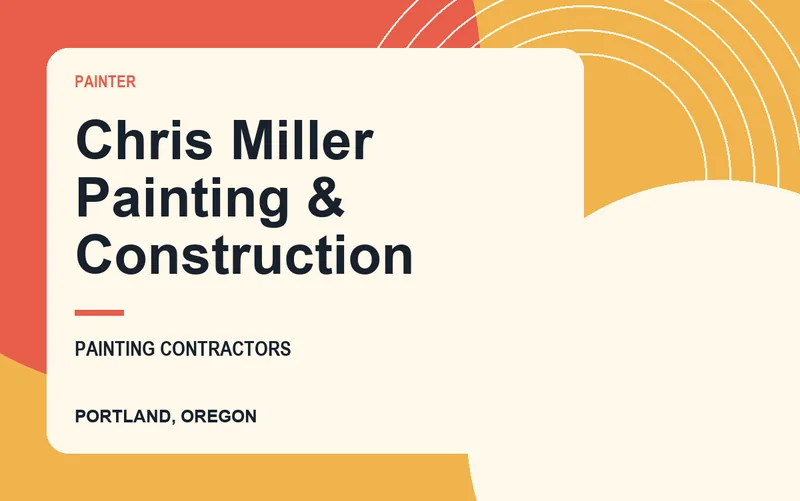 Chris Miller Painting & Construction in Portland, Oregon