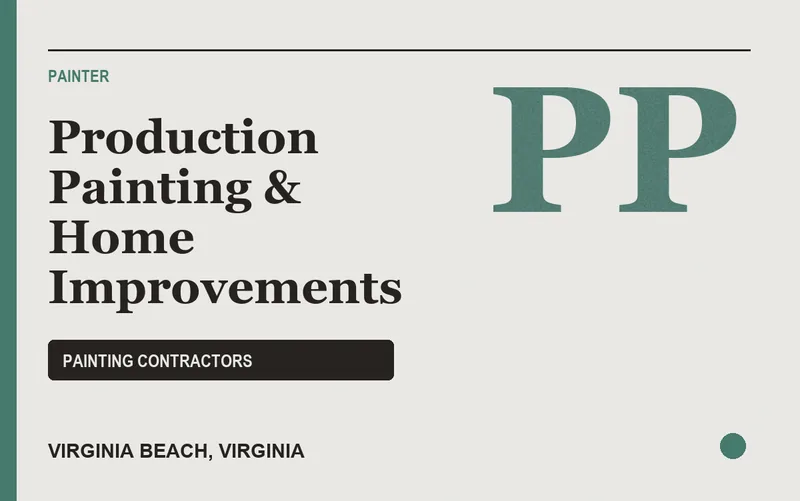 Production Painting & Home Improvements in Virginia Beach, Virginia