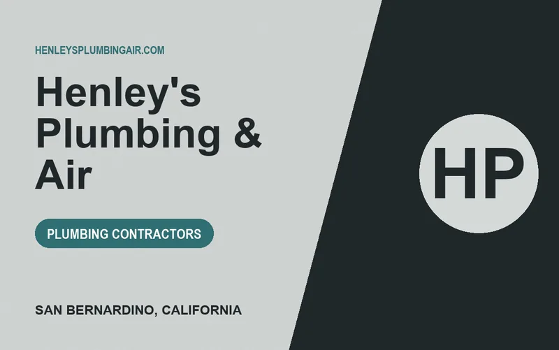 Henley's Plumbing & Air in San Bernardino, California