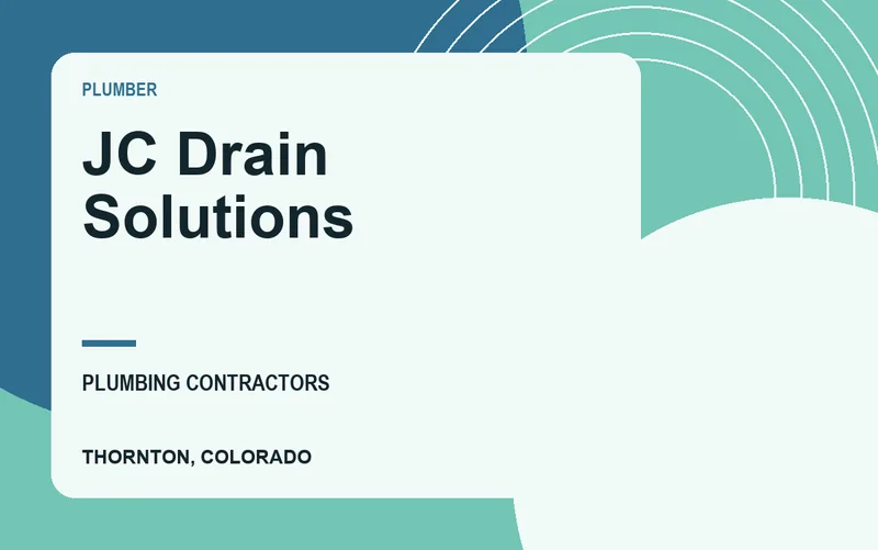 JC Drain Solutions in Thornton, Colorado