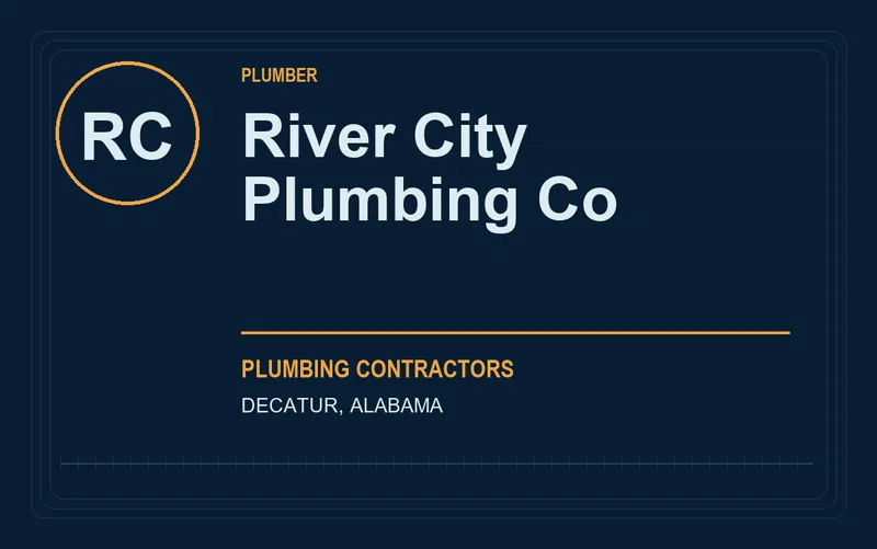 River City Plumbing Co in Decatur, Alabama