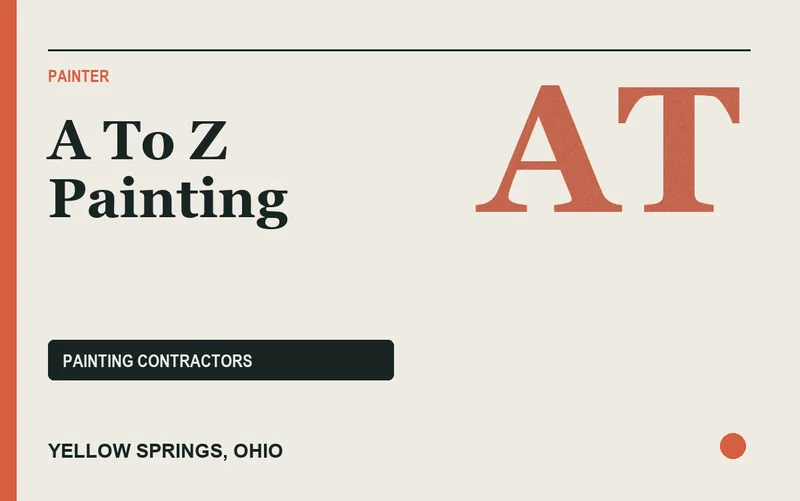 A To Z Painting in Yellow Springs, Ohio