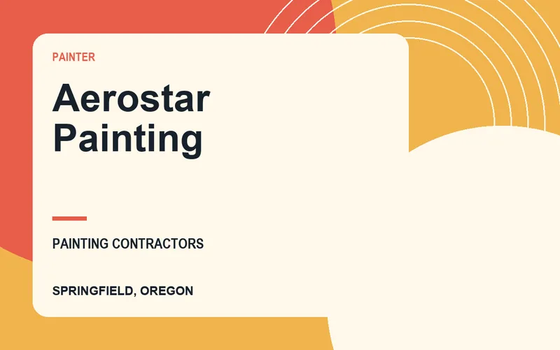 Aerostar Painting in Springfield, Oregon