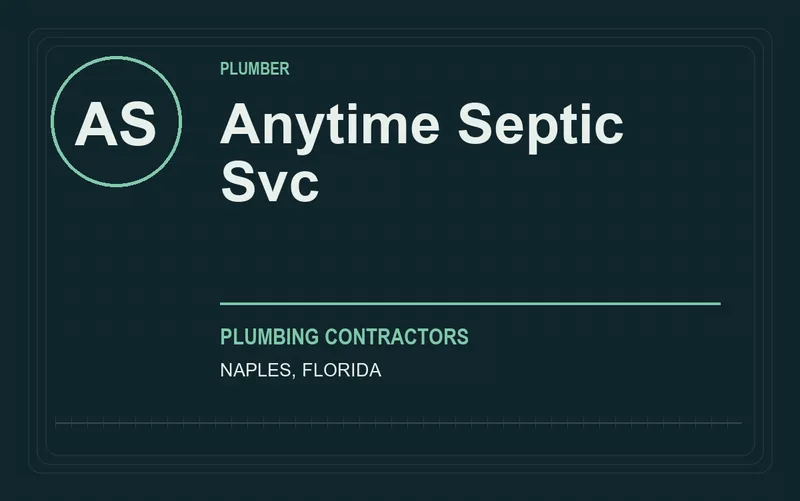 Anytime Septic Svc in Naples, Florida