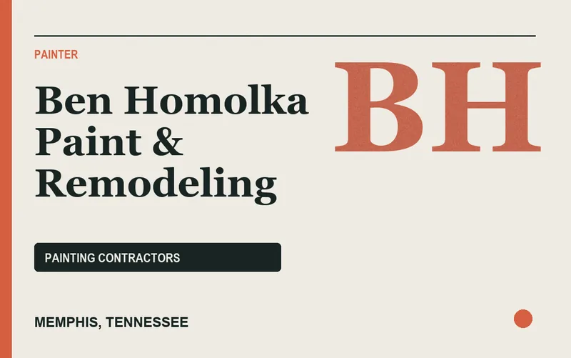 Ben Homolka Paint & Remodeling in Memphis, Tennessee