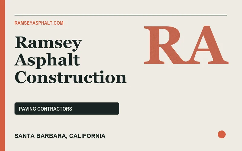 Ramsey Asphalt Construction in Santa Barbara, California