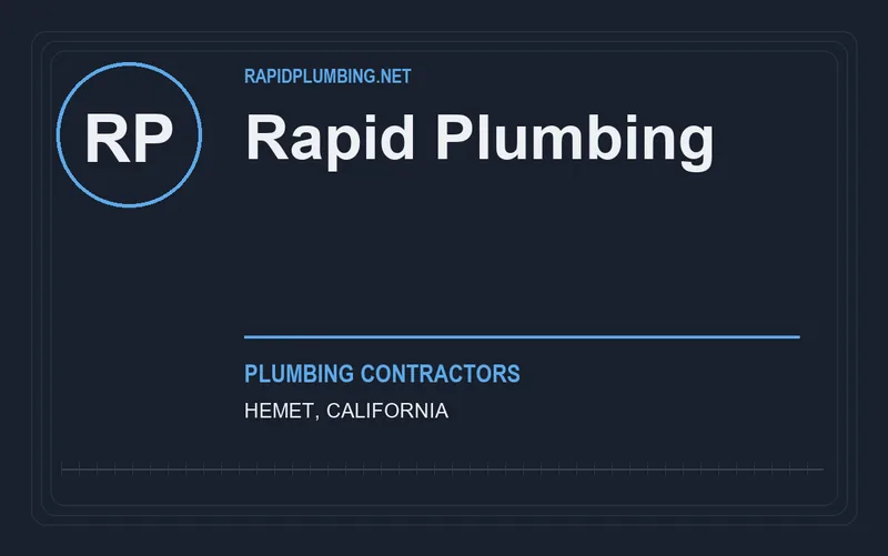 Rapid Plumbing in Hemet, California