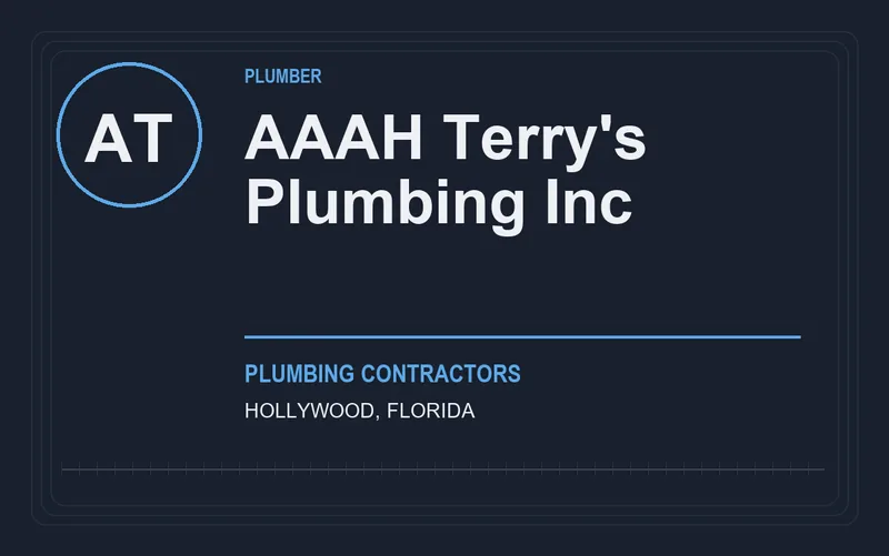 AAAH Terry's Plumbing Inc in Hollywood, Florida
