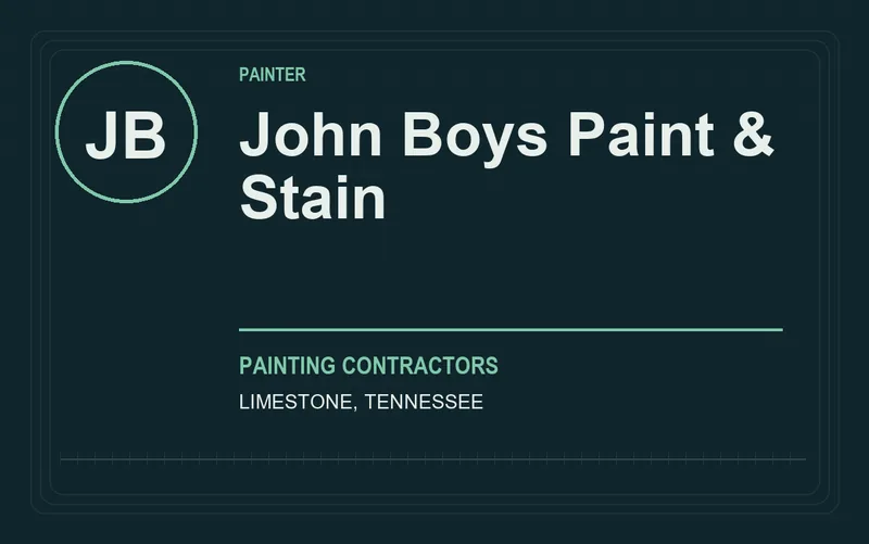 John Boys Paint & Stain in Limestone, Tennessee