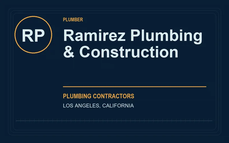Ramirez Plumbing & Construction in Los Angeles, California