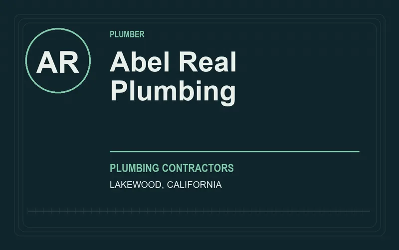 Abel Real Plumbing in Lakewood, California