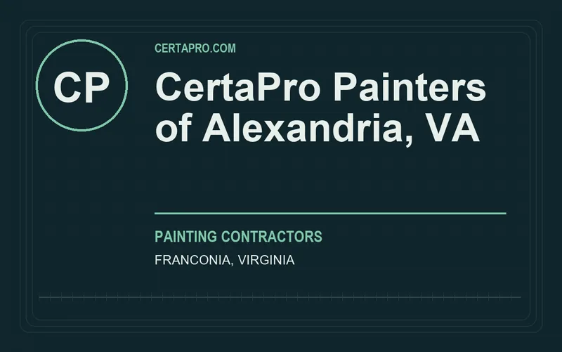 CertaPro Painters of Alexandria, VA in Franconia, Virginia