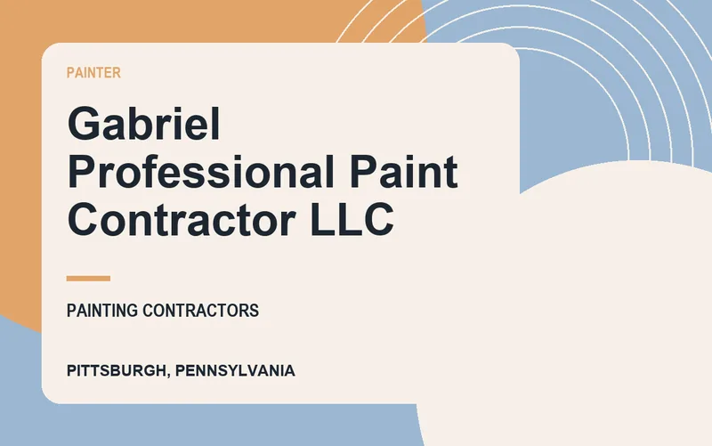 Gabriel Professional Paint Contractor LLC in Pittsburgh, Pennsylvania