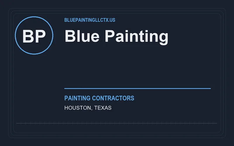 Blue Painting in Houston, Texas