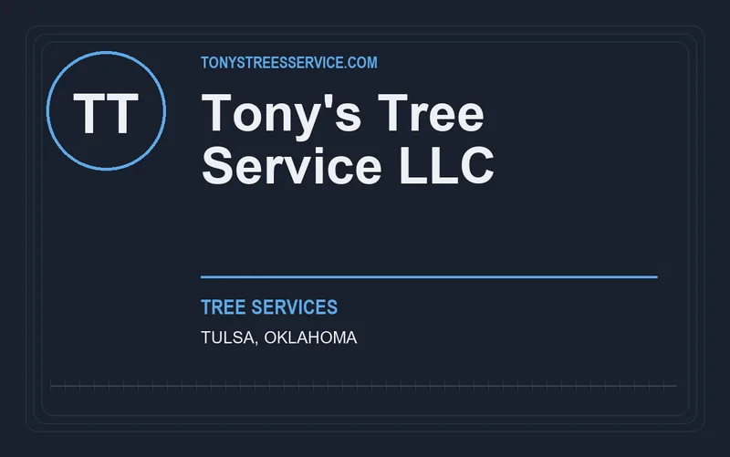 Tony's Tree Service LLC in Tulsa, Oklahoma