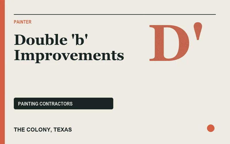 Double 'b' Improvements in The Colony, Texas