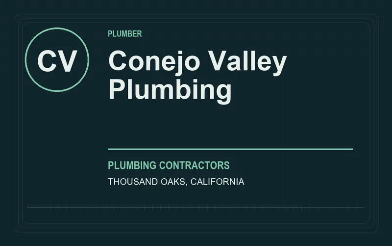 Conejo Valley Plumbing in Thousand Oaks, California