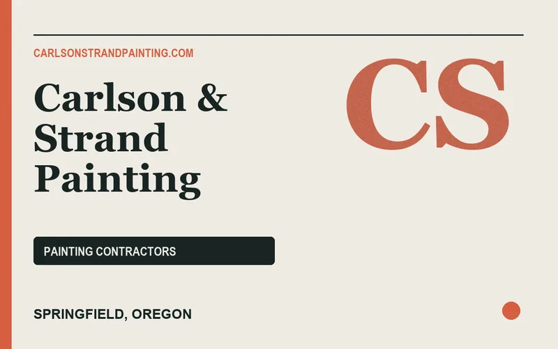 Carlson & Strand Painting in Springfield, Oregon