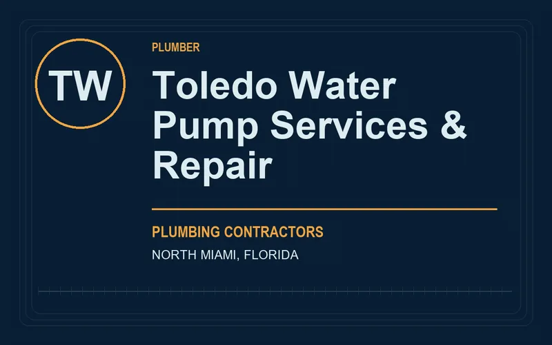 Toledo Water Pump Services & Repair in North Miami, Florida