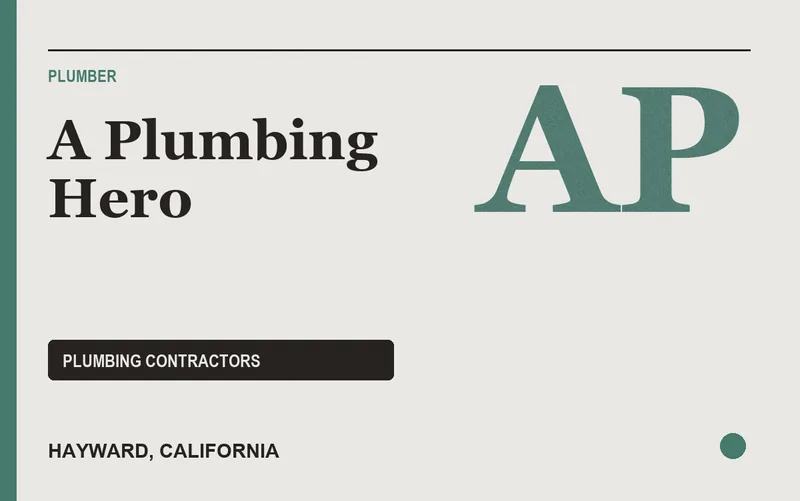 A Plumbing Hero in Hayward, California