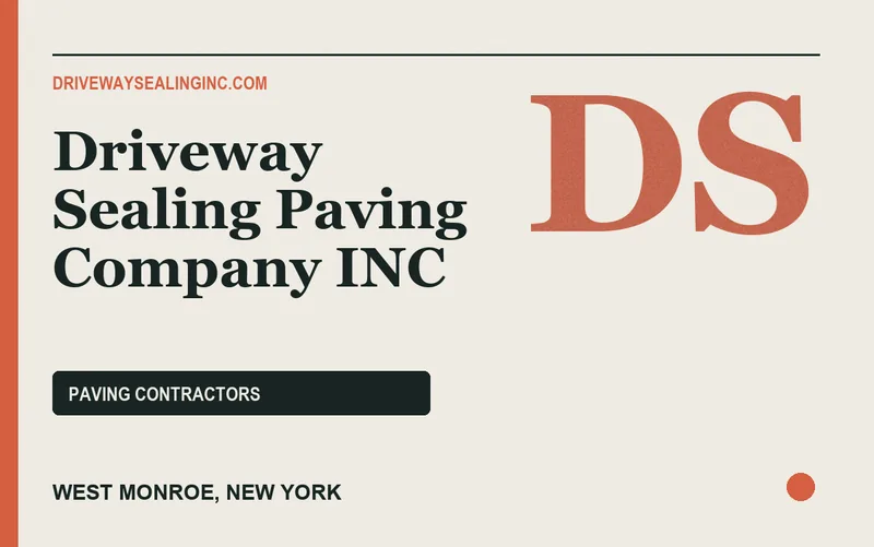 Driveway Sealing Paving Company INC in West Monroe, New York
