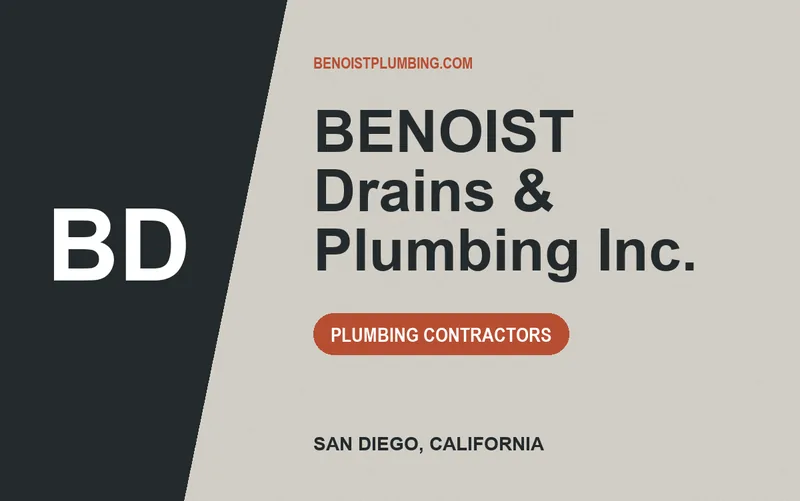 BENOIST Drains & Plumbing Inc. in San Diego, California