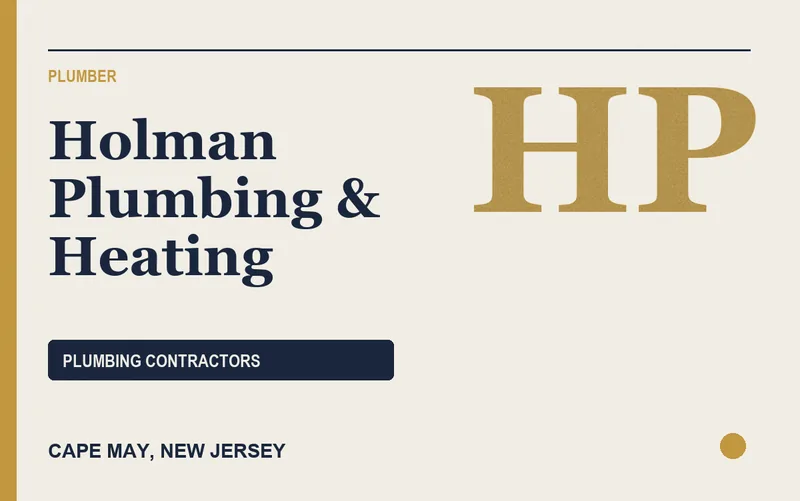 Holman Plumbing & Heating in Cape May, New Jersey