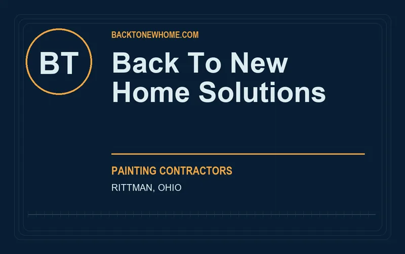 Back To New Home Solutions in Rittman, Ohio