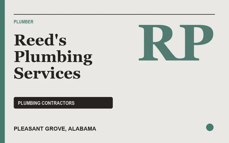 Reed's Plumbing Services in Pleasant Grove, Alabama