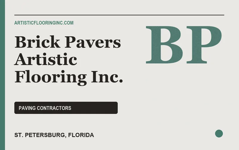 Brick Pavers Artistic Flooring Inc. in St. Petersburg, Florida