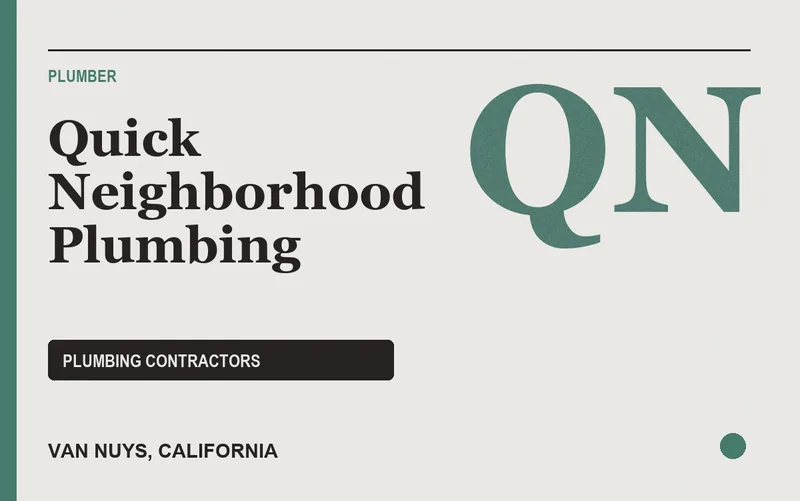 Quick Neighborhood Plumbing in Van Nuys, California