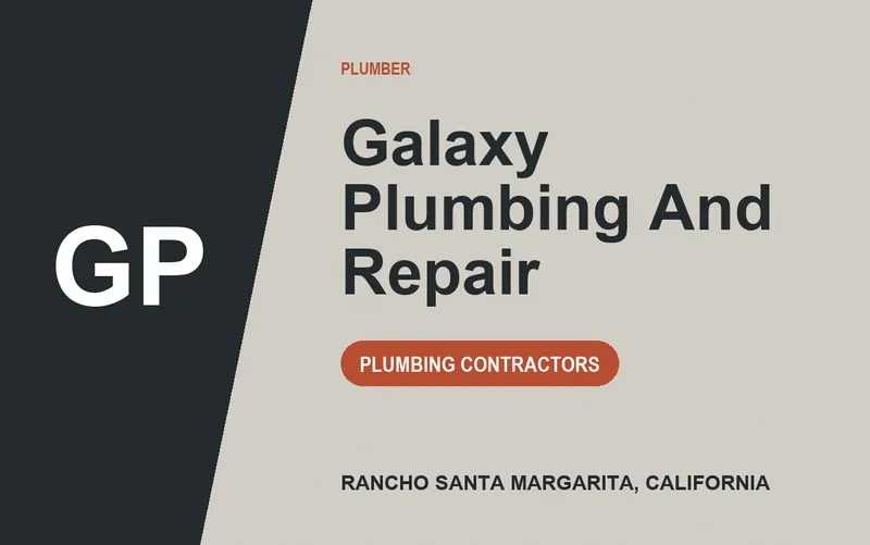 Galaxy Plumbing And Repair in Rancho Santa Margarita, California