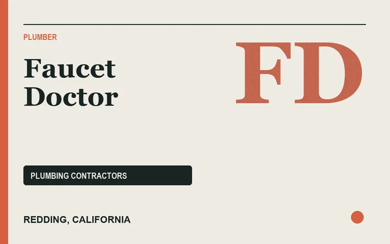Faucet Doctor in Redding, California