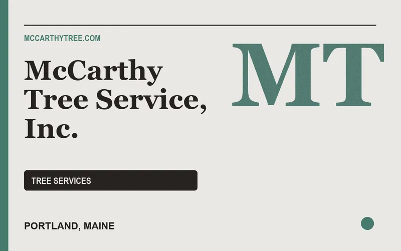 McCarthy Tree Service, Inc. in Portland, Maine