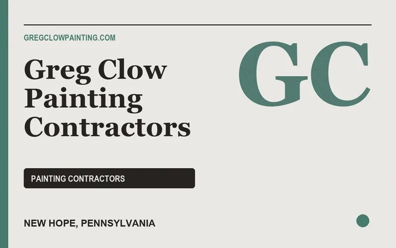 Greg Clow Painting Contractors in New Hope, Pennsylvania