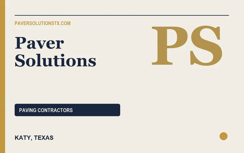 Paver Solutions in Katy, Texas