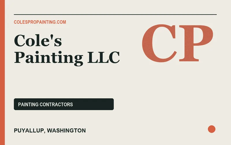 Cole's Painting LLC in Puyallup, Washington